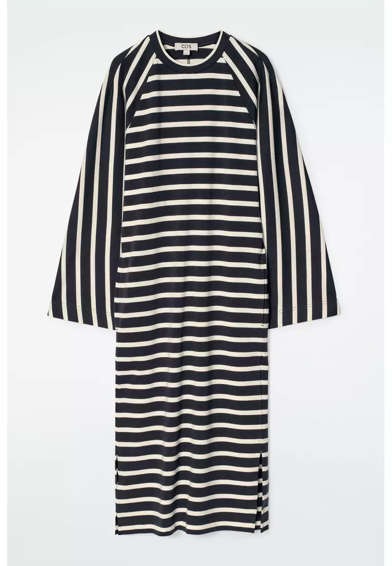 JERSEY MIDI COLUMN DRESS