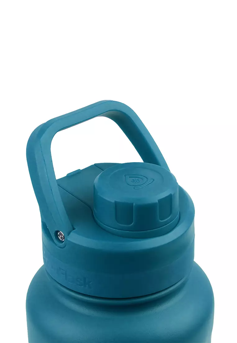 40oz Atlantic Blue New Sports Lid Bottle Wide Mouth Vacuum Insulated Stainless Steel Drinking Water Bottle