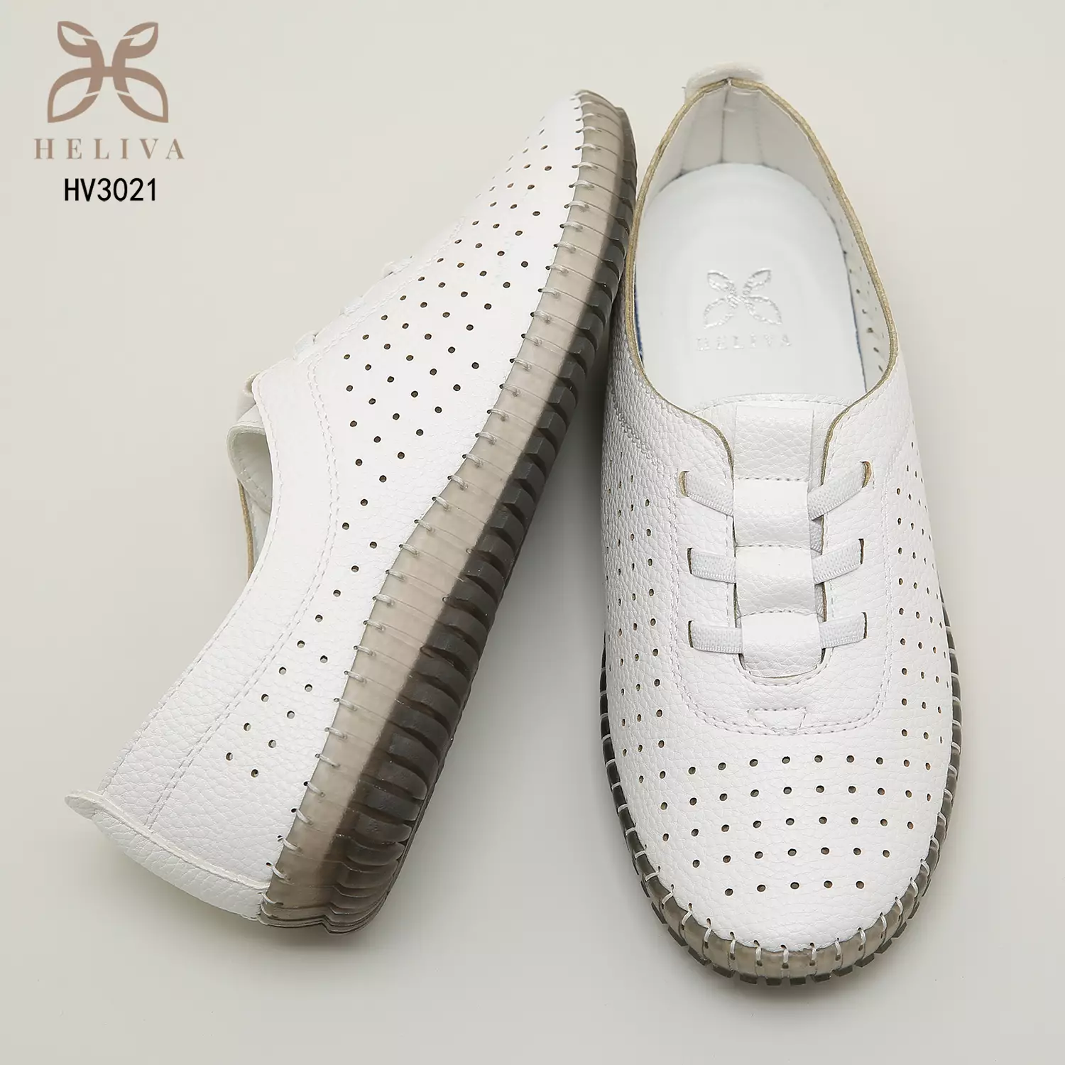 Heliva Agatha Loafer Slip On Lace Up Breathable