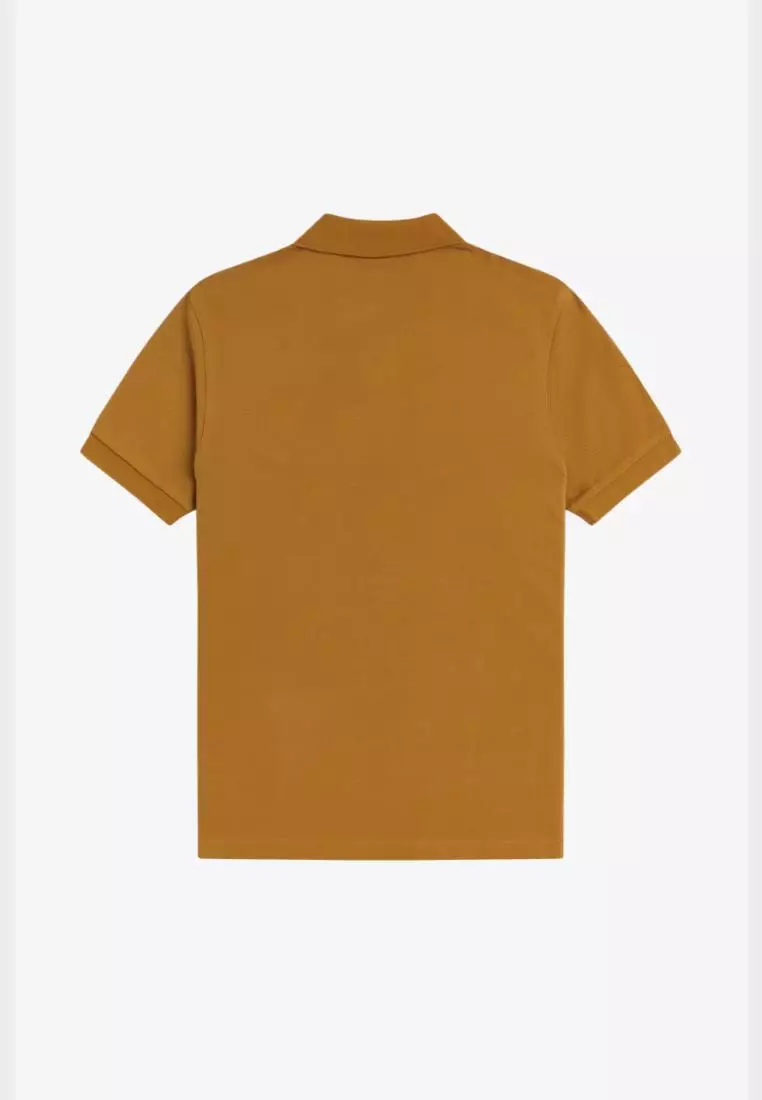 Fred Perry M6000 The Fred Perry Shirt (Dark Caramel / Navy)