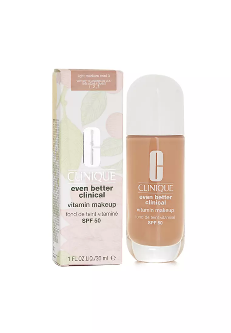 CLINIQUE - Even Better Clinical Vitamin MakeUp Foundation SPF 50 - # 3 Light Medium Cool 30ml