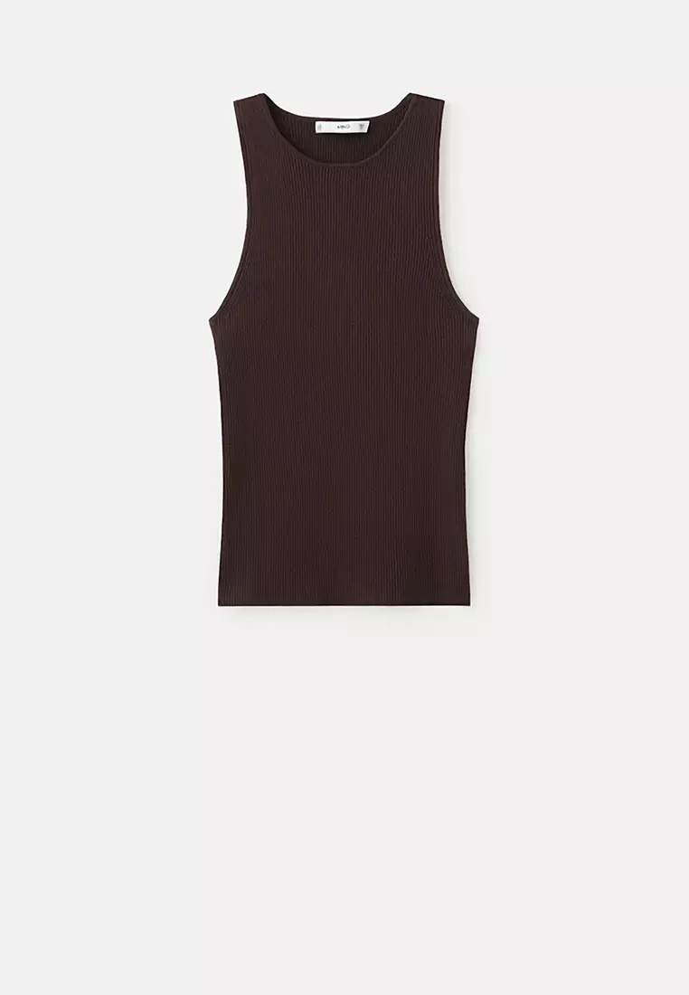 Fitted Fine-Knit Top