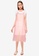 Heather pink Semi-sheer Camisole Dress E0158AA4FB5BF4GS_4
