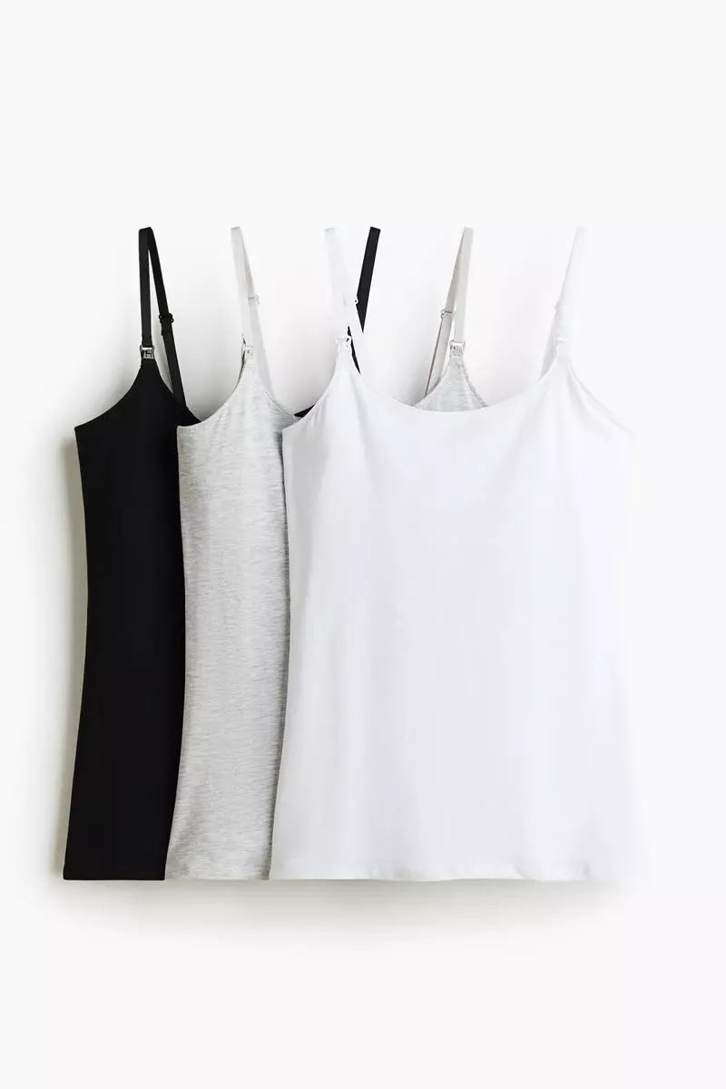MAMA 3-pack nursing strappy tops