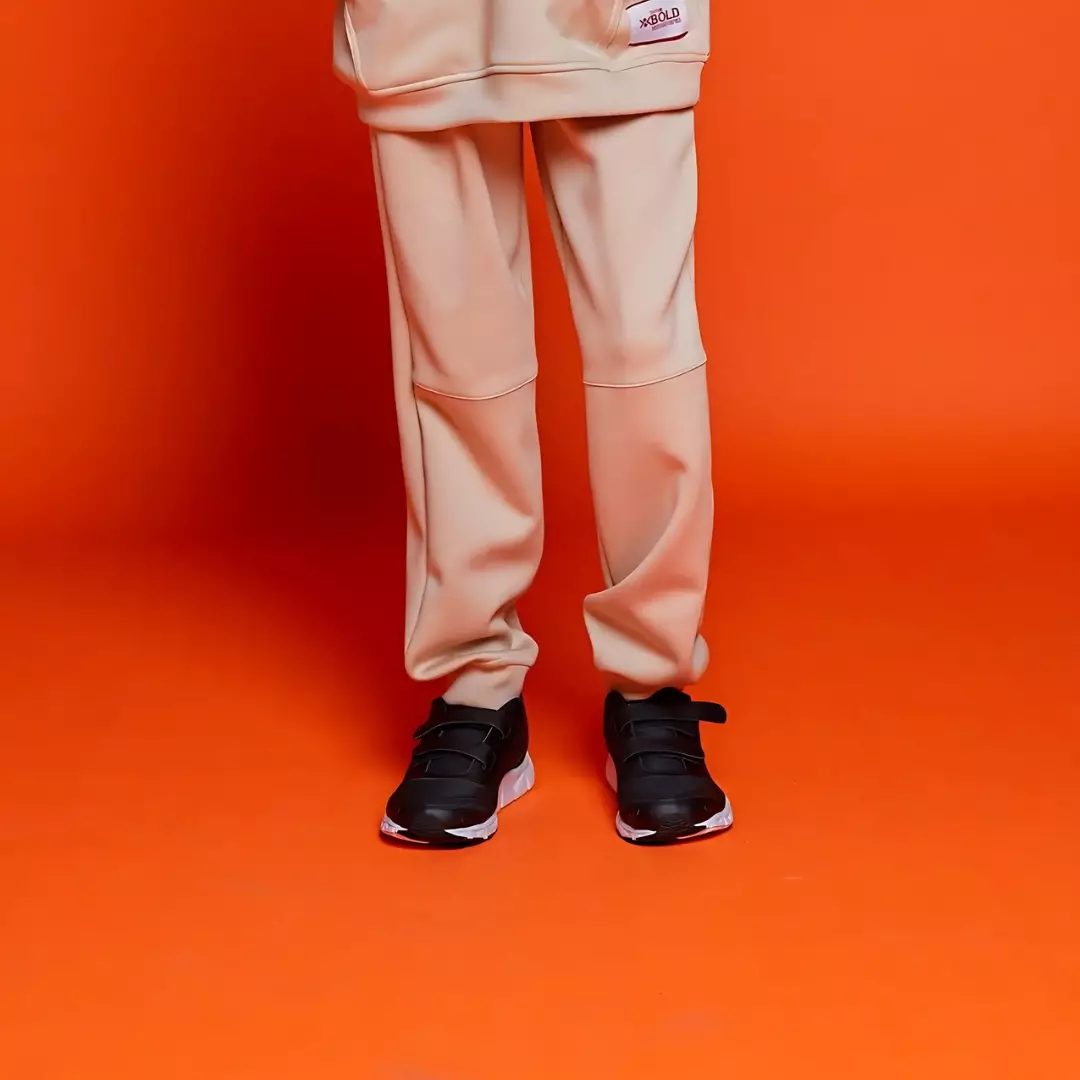 BOLD&KO Bk Limitless Loose Fit Jogger Cream/ Celana Jogger Anak Laki-Laki / Celana Perempuan