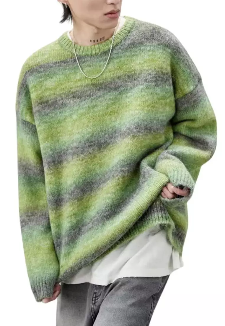 Buy Twenty Eight Shoes Gradient Tie-Dyed Knit Sweater KP220821