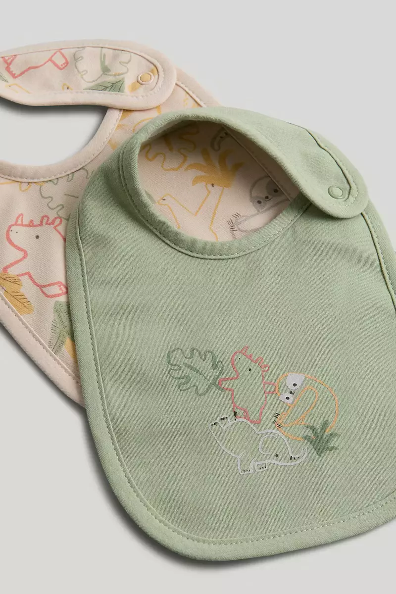 Mothercare Newborn Bibs 3 Pcs - Set Celemek Makan Bayi Laki - Laki