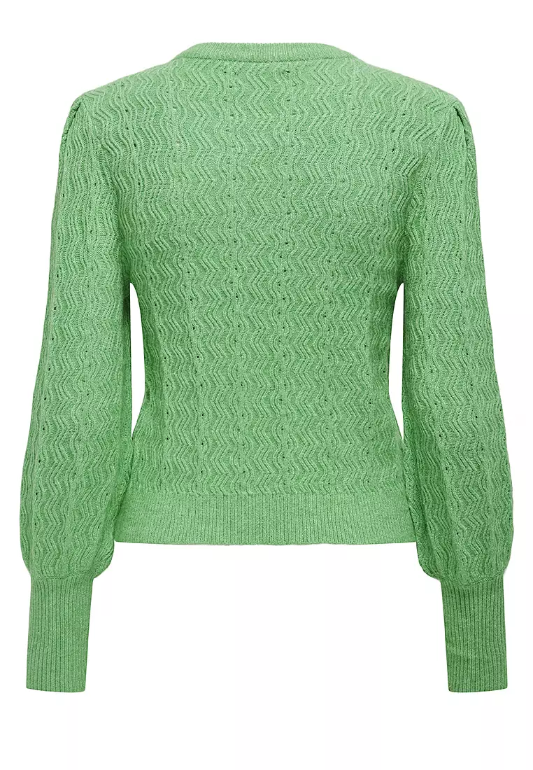 Katia Structured Puff Sleeves Sweater