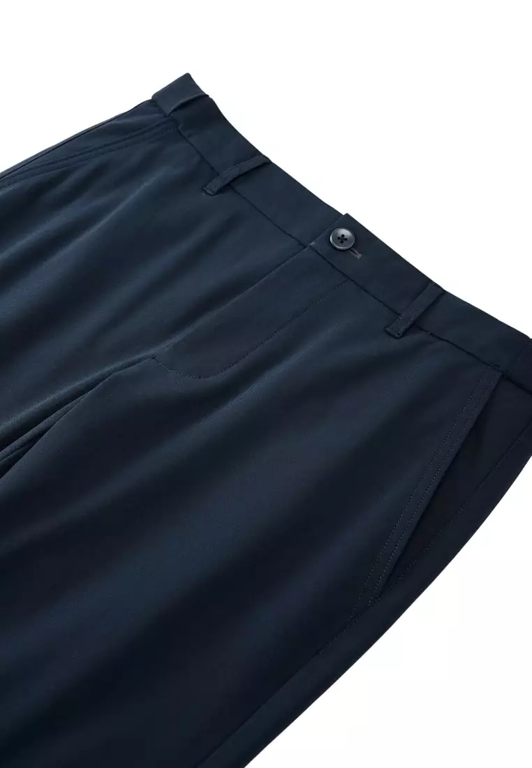 G2000 Effortless Motion Multi-Way Stretch Poly Knit Ottoman Slim Tapered Fit Casual Pants