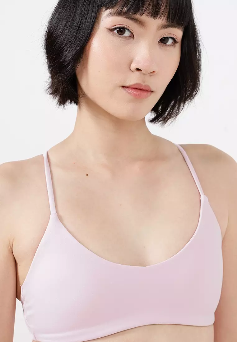 超柔軟圓領V領短版運動內衣