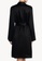 La Perla black La Perla women's nightdress silk long sleeved Nightgown morning gown EEBC7AA23EE357GS_2