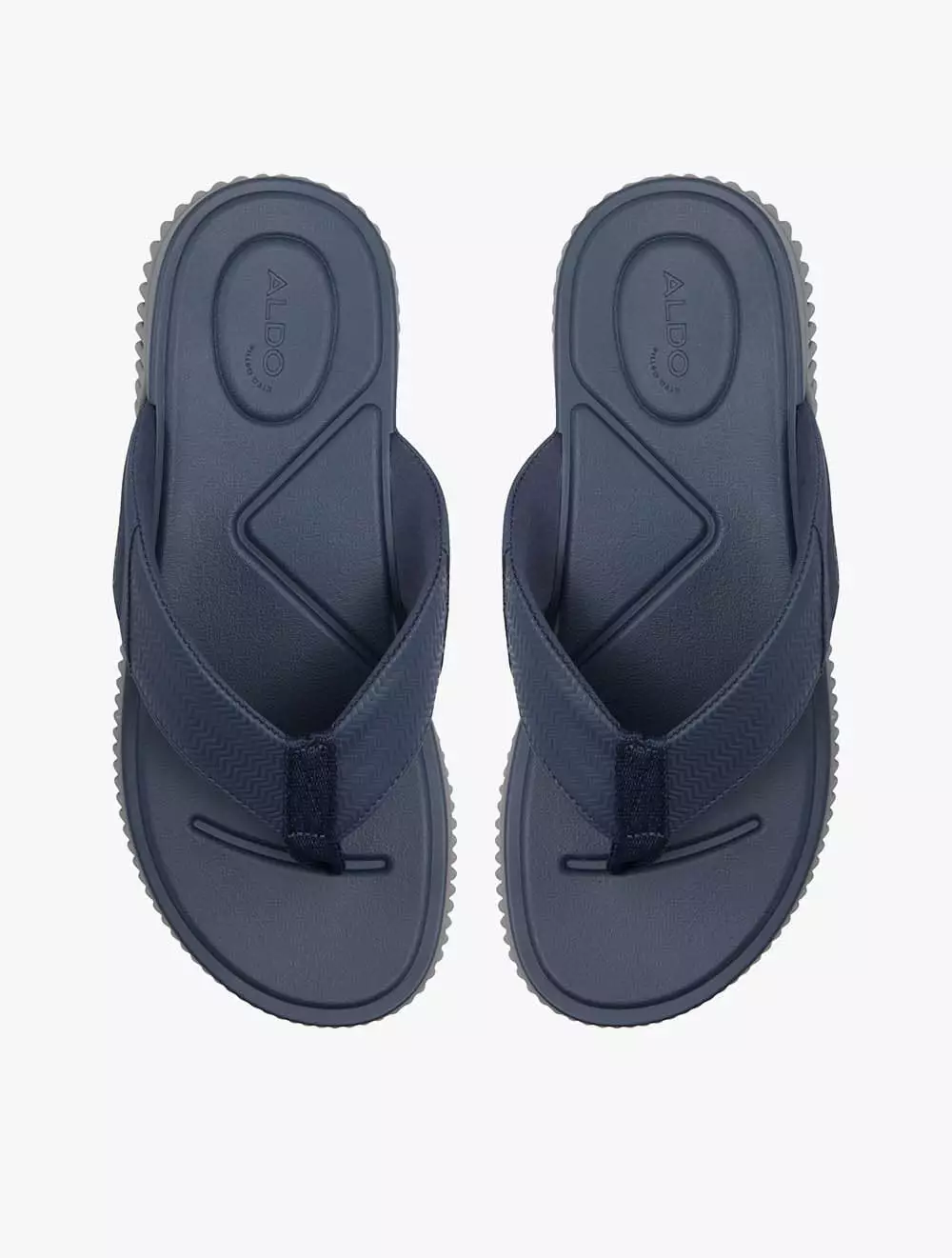 Aldo Riptide Flat Sandals - Navy