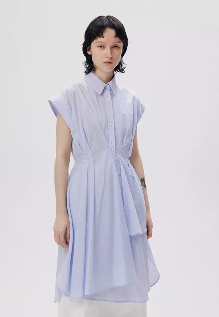 Sleeveless maxi shirt dress deals