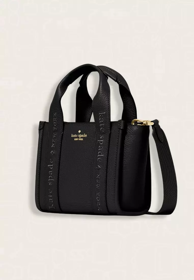 Kate Spade Kip Leather Mini Tote Black