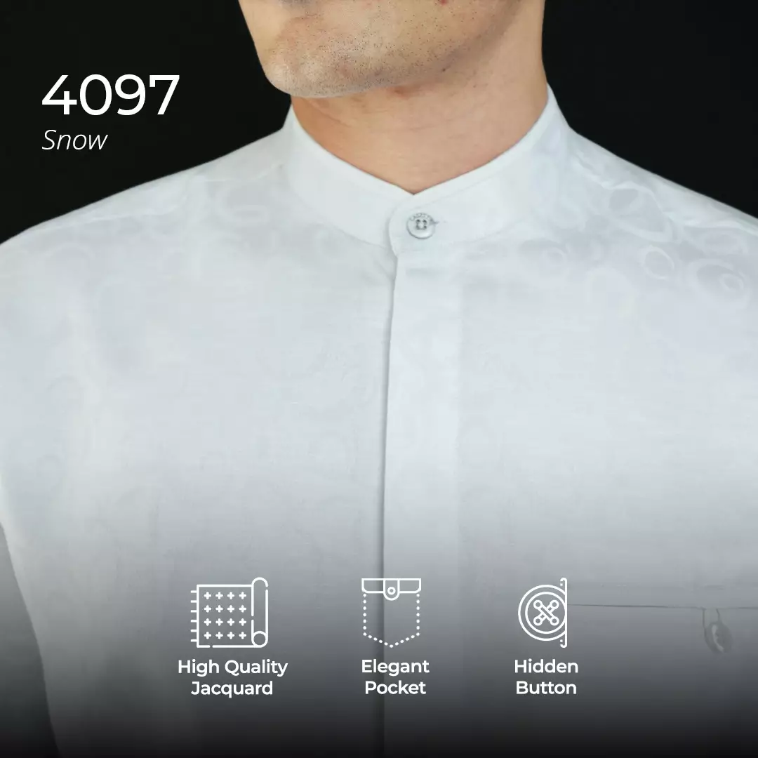 Casella Baju Koko Pria Lengan Pendek Zayd Edition 4097 Snow