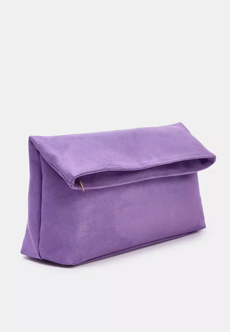 Nubuck Mini Size Clutch Handbag