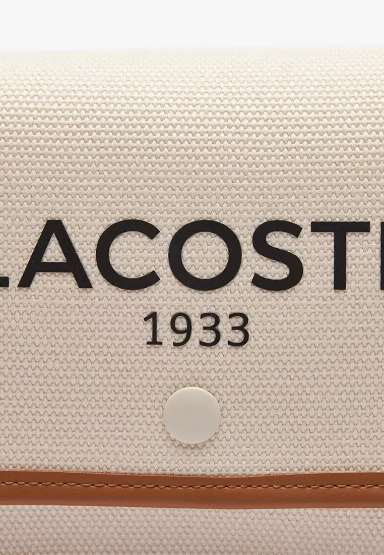 Heritage Canvas Flap Close Cotton Shoulder Bag