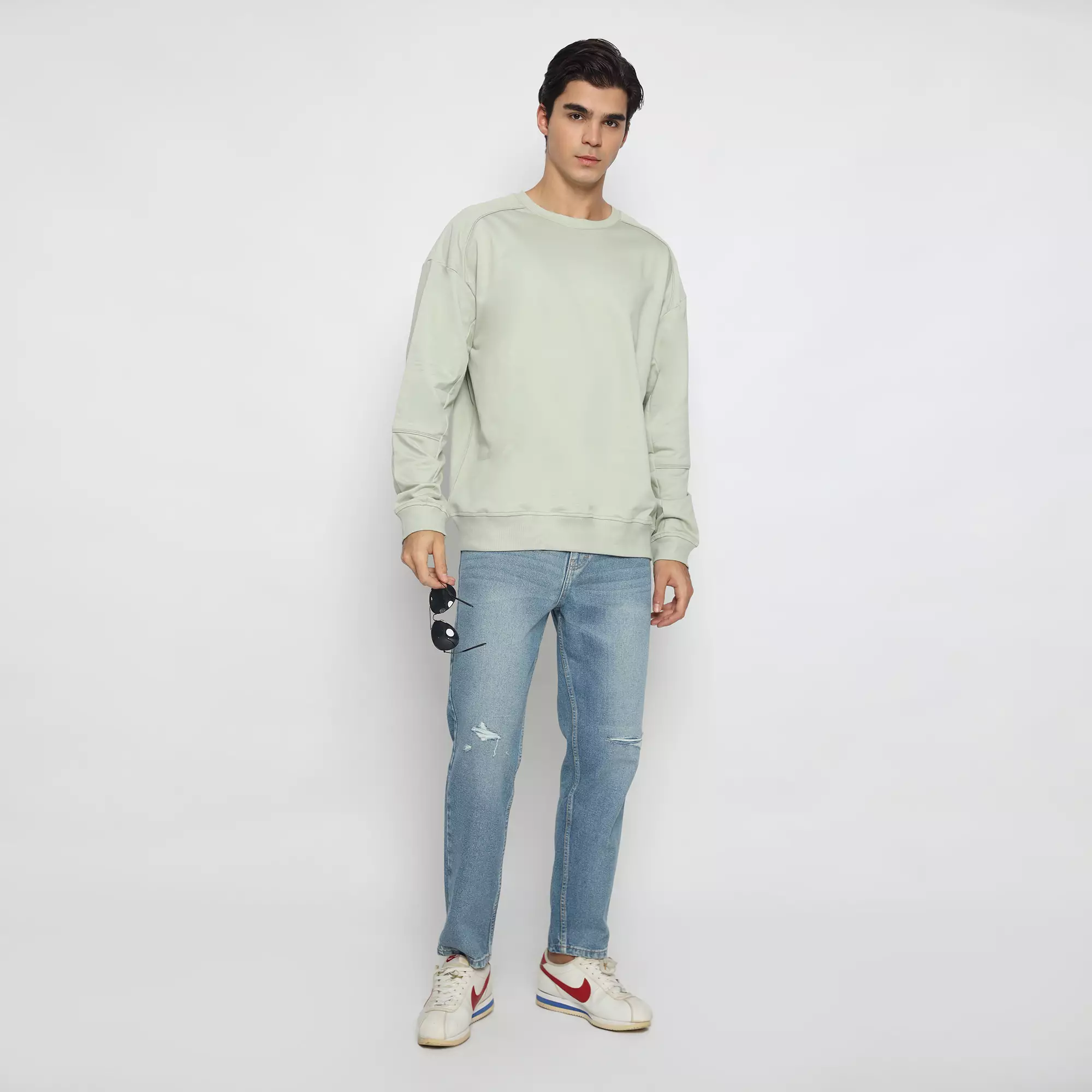 The Commuter - Lexington Crewneck Jacket - Desert Sage