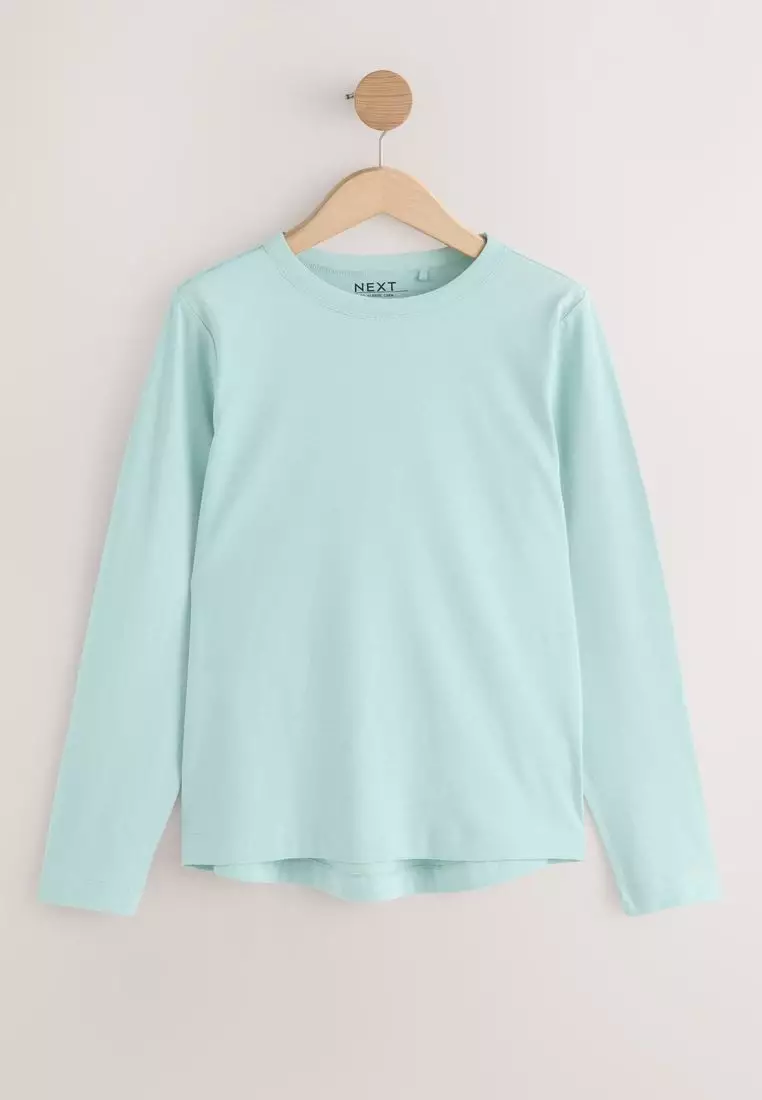 100% Cotton Long Sleeve T-Shirts 5 Pack