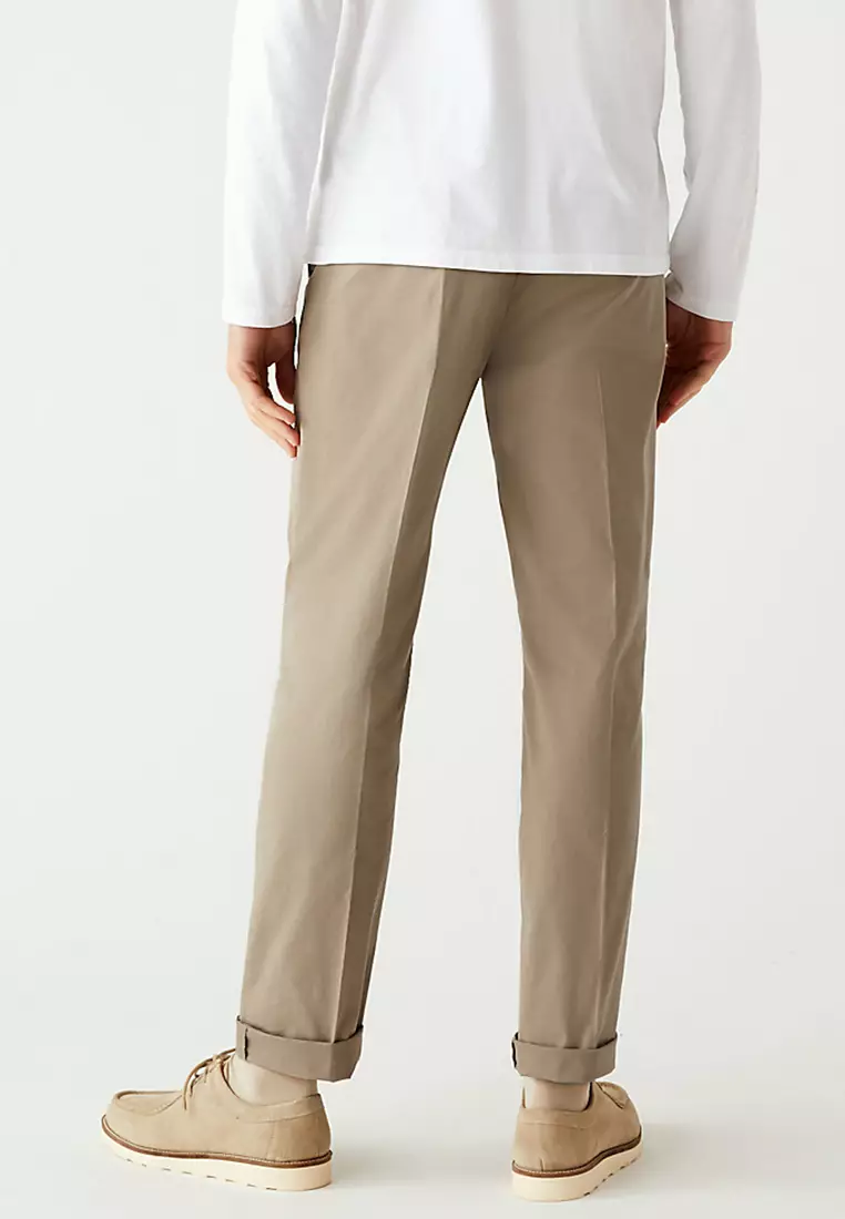 Regular Fit Cotton Rich Super Lightweight Chinos