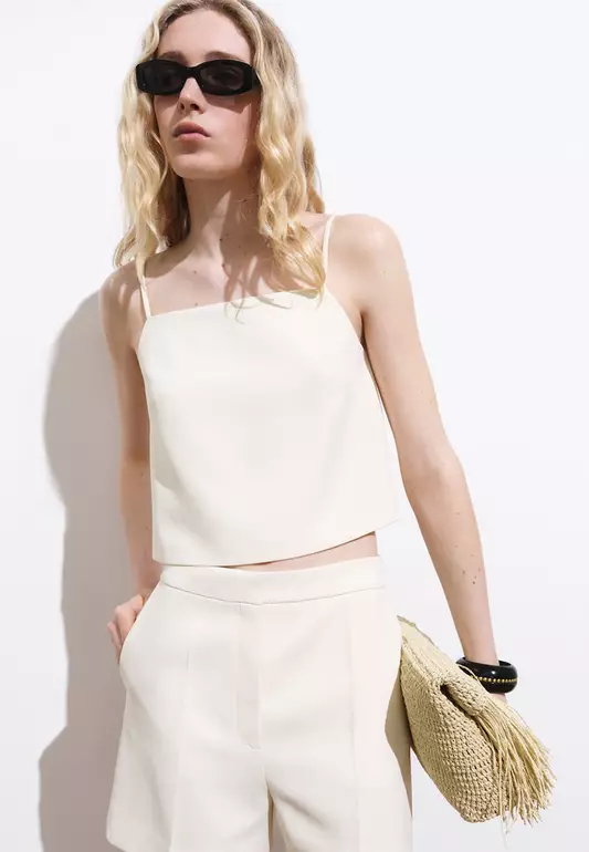 Buttoned Crop Top