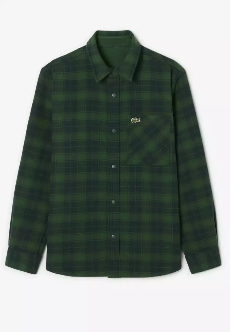 Oversized Plaid Flannel Overshirt