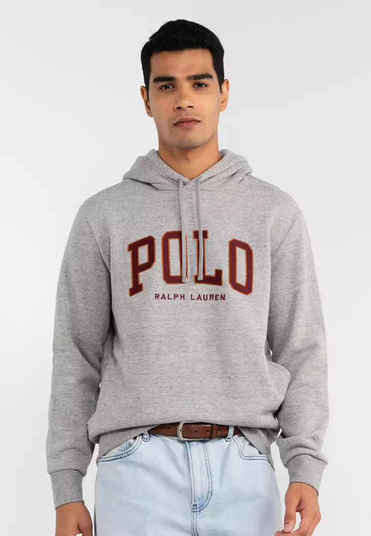 Men's Grey Polo Ralph Lauren Hoodies & Sweatshirts
