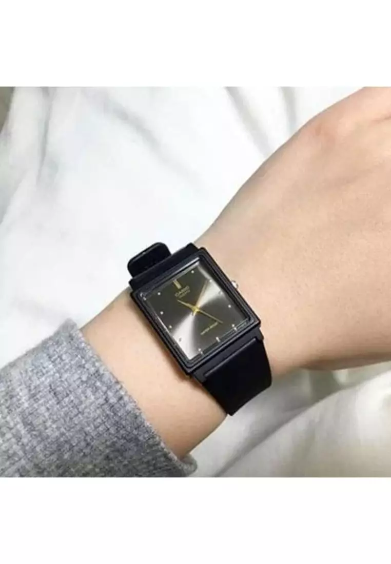 Men's Analog MQ-38-1A Black Resin Band Casual Watch