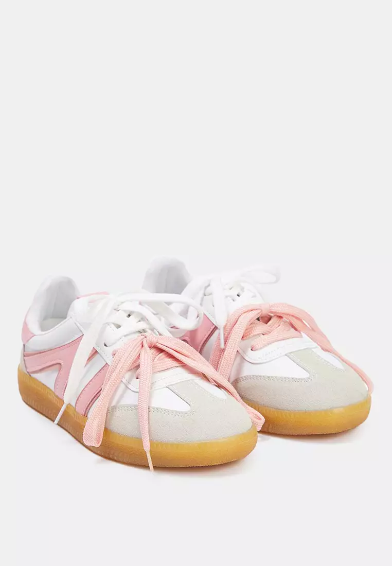 Retro Double Lace-Up Sneakers