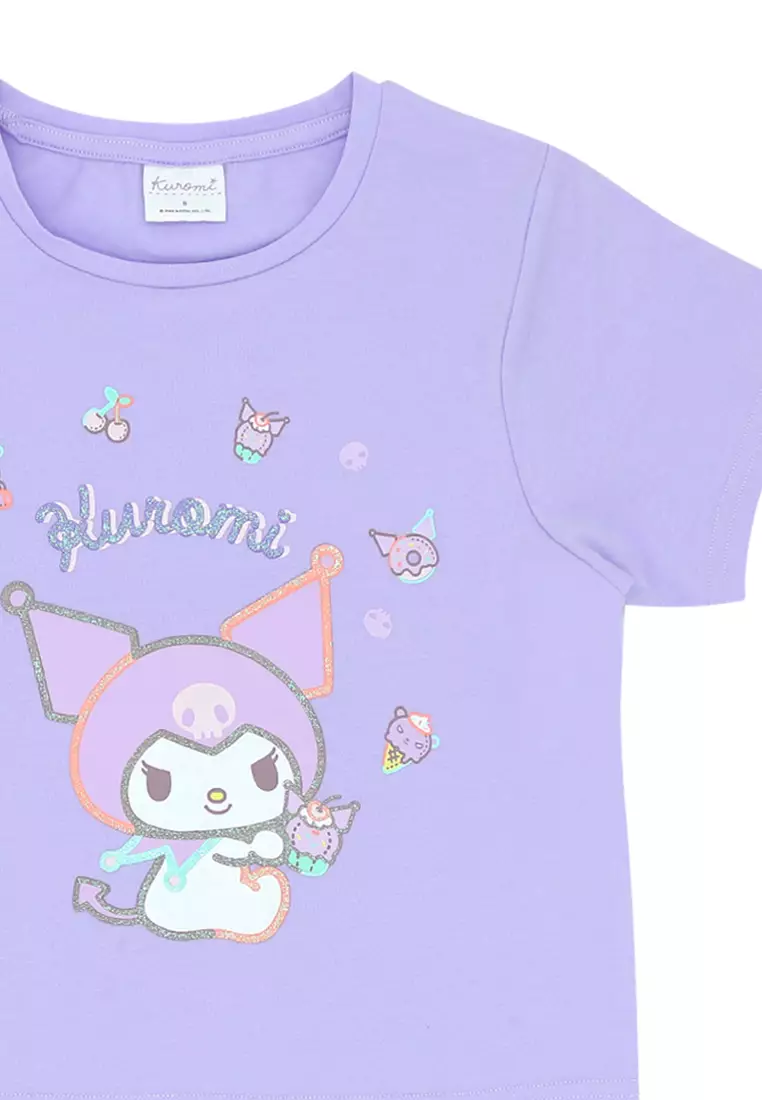 Girls Licensed Graphic Oversize T-Shirt "Kuromi Sweets"
