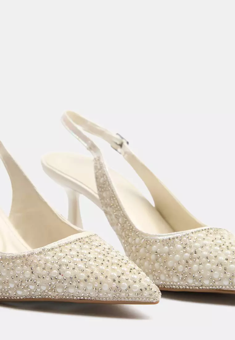 Bridal Mid Heels