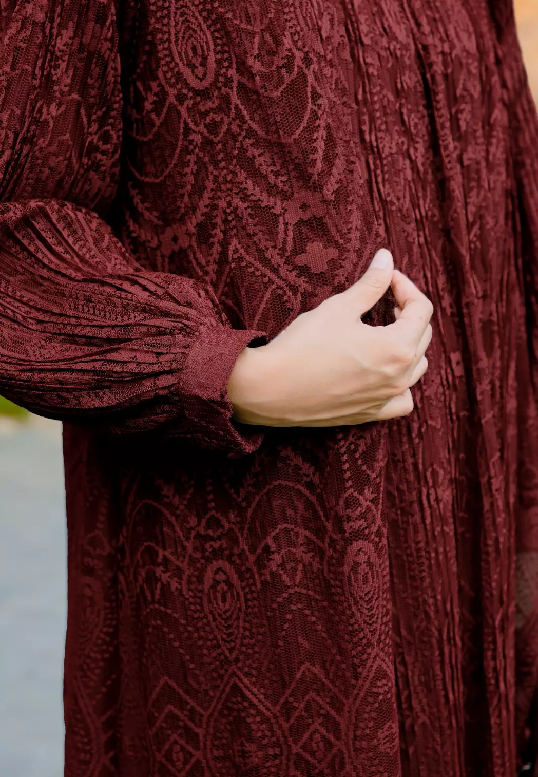 Danisha Dress - Maroon