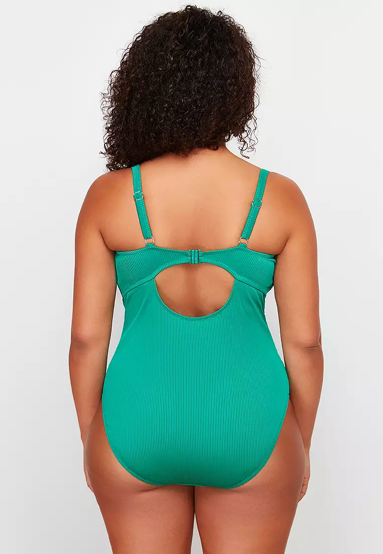 Plus Size Balconette Swimsuit