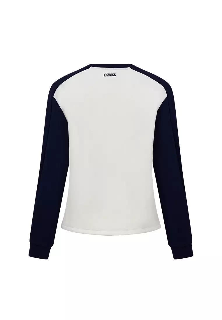 女裝 K-SWISS LOGO 拼色衛衣