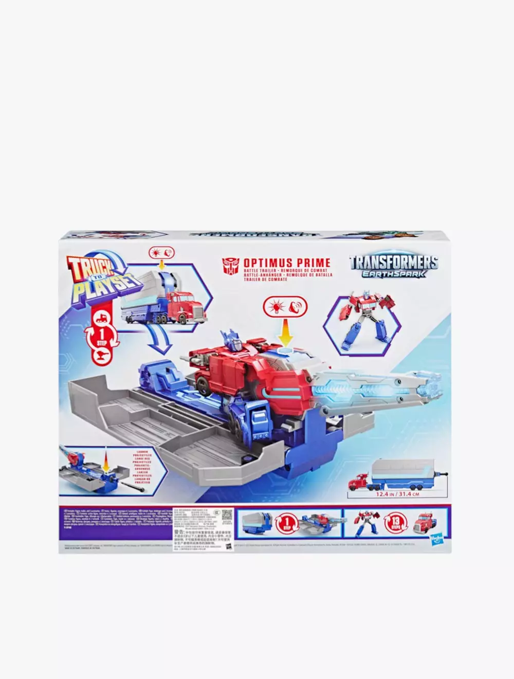 Transformers EarthSpark Optimus Prime Battle Trailer - TFOG0750