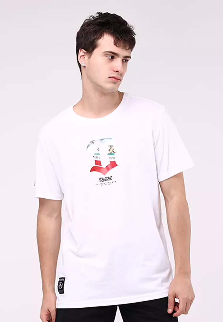 Round Neck Short Sleeves Slim Fit T-Shirt