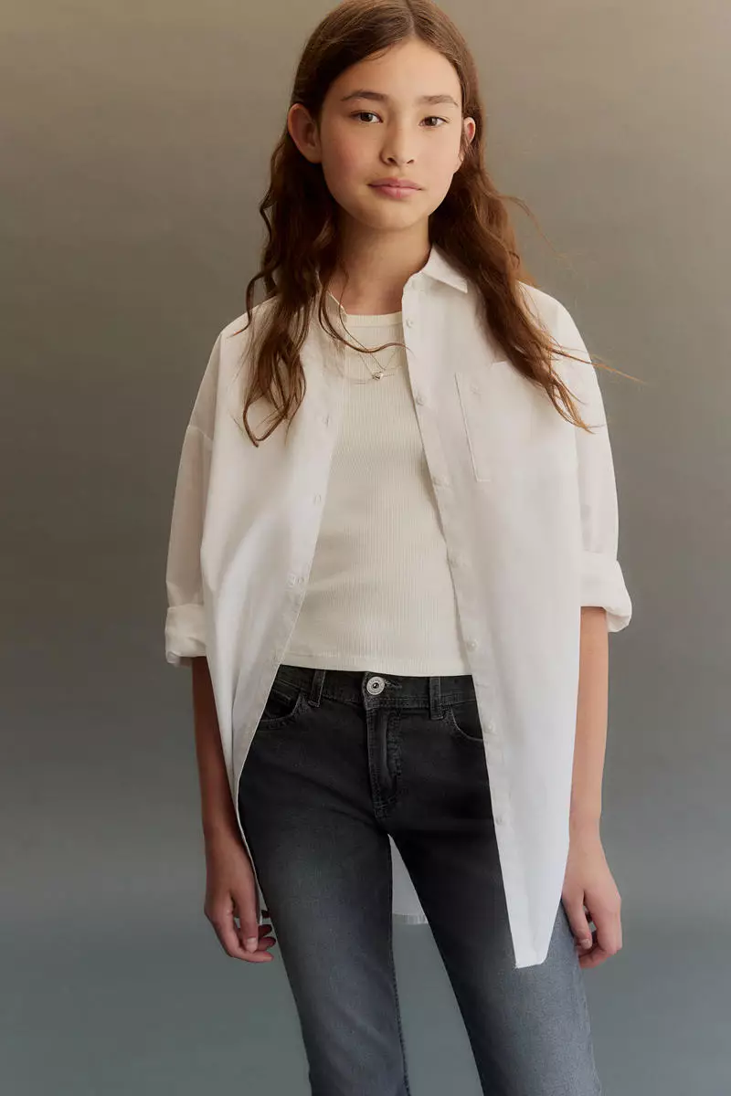 Flared Leg Low Jeans