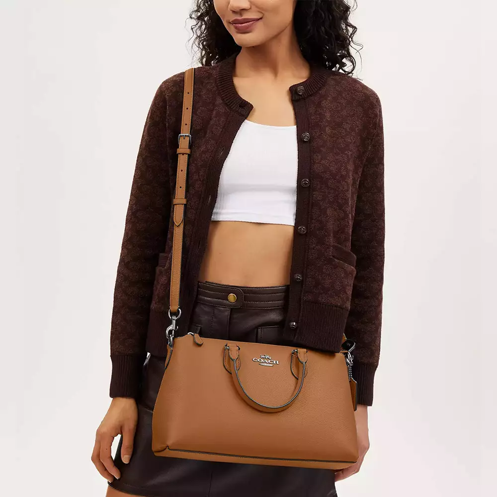 [12.12 Dealcember] Georgia Satchel Bag Light Saddle Shw