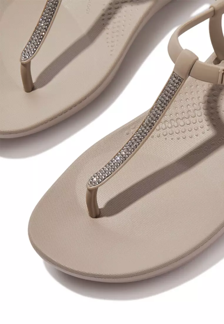 Iqushion Splash Sparkle T-bar Sandals