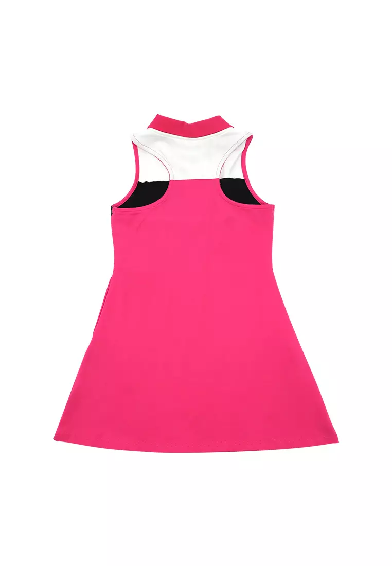 Buy Barbie Barbie Girls Sleeveless Dress with Collar 2024 Online ...