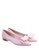 PRODUIT PARFAIT pink Glitter pointed toe bow ballerina B5129SHB042E7AGS_8