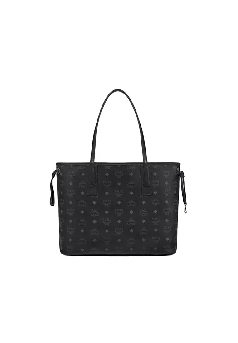 Mcm large tote online black