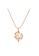 estele gold Estele Rose Gold Plated Flower Shaped Pendant Set with Pearl for Women B0801AC8977703GS_2