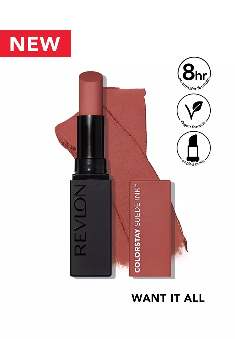 Discount on Revlon  shoes - SKU: Colorstay Suede Ink Lipstick - Want It All