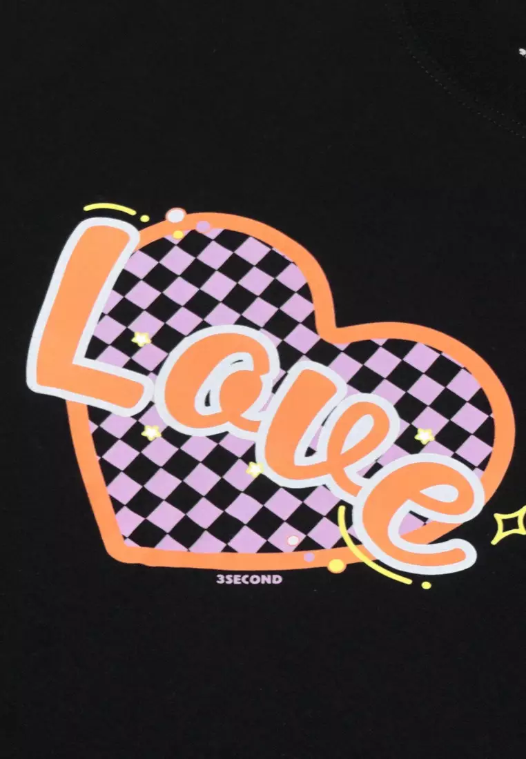 3Second Women's T-Shirt Short Sleeve Cotton 080424