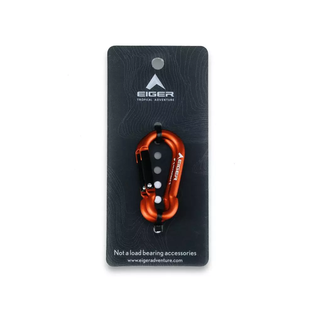 Eiger 5 Mm Pear Shape Carabiner 2 Pc Keychain