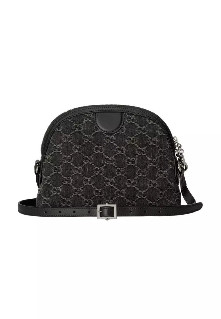 Ophidia Women's Shoulder Bag in Black and Grey 499621 FAC2F