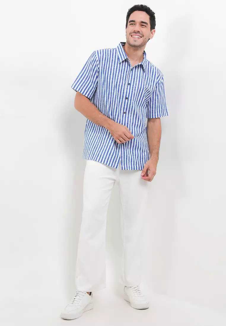 Bay Vertical Stripe Pattern Shirt