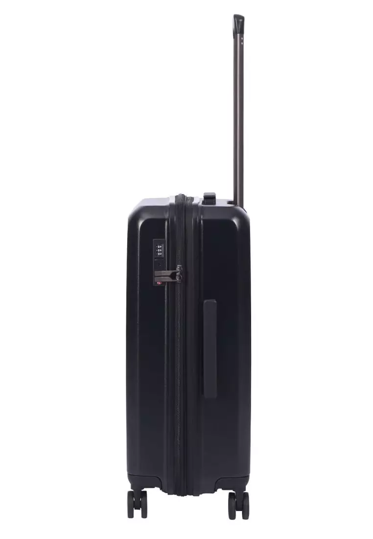 Crossing VIVE Polycarbonate Expandable Medium Luggage V2 - Black