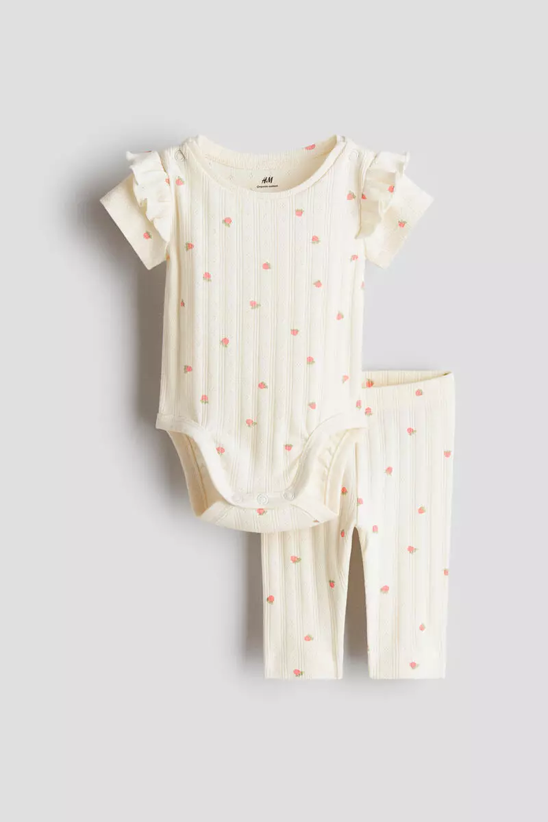 2-piece printed cotton set
